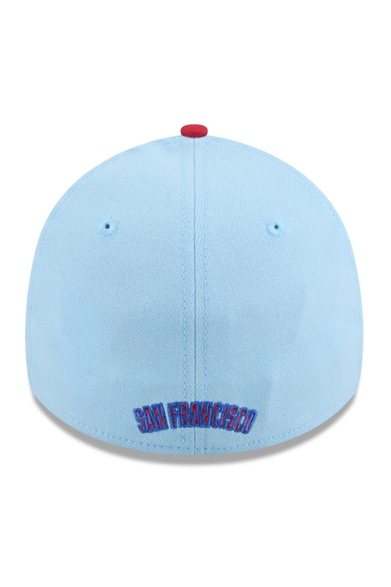 Men's New Era Light Blue/Red San Francisco Giants 2025 Fourth of July 39THIRTY Flex Hat, Alternate, color, Light Blue