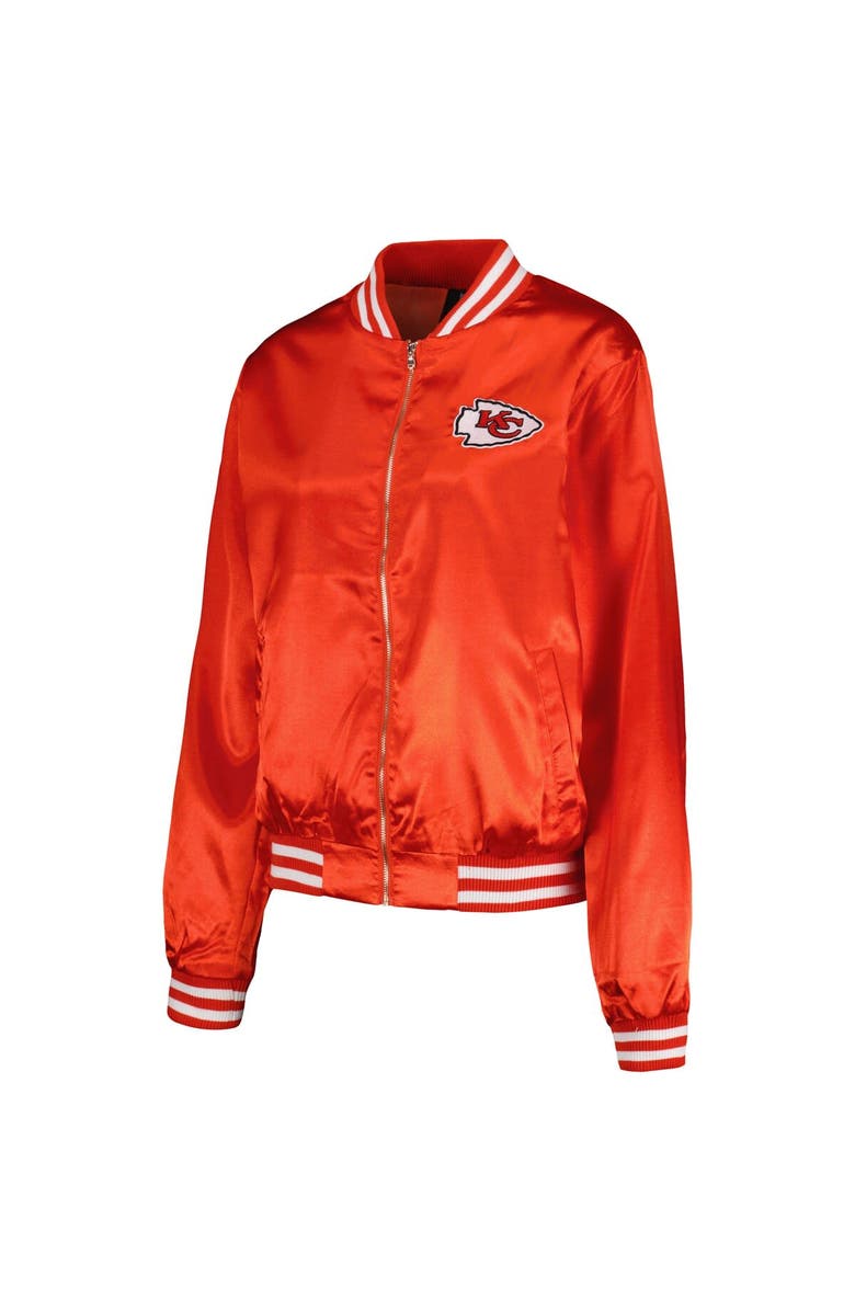 CUCE Women's Cuce  Red Kansas City Chiefs Rhinestone Full-Zip Varsity Jacket, Alternate, color, 
