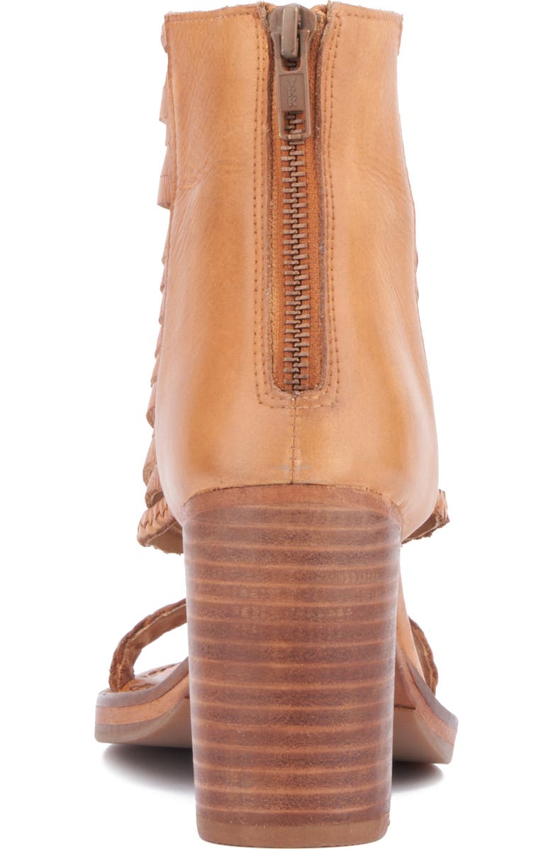 VINTAGE FOUNDRY Leila Fringe Sandal, Alternate, color, Tan