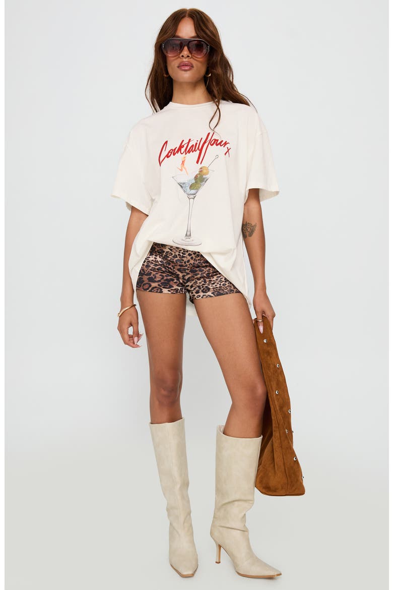 Unwind in Peace Oversize Graphic T-Shirt, Alternate, color, WHITE