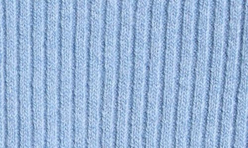 Nordstrom Kids' Ruffle Rib Crop Sweater In Blue