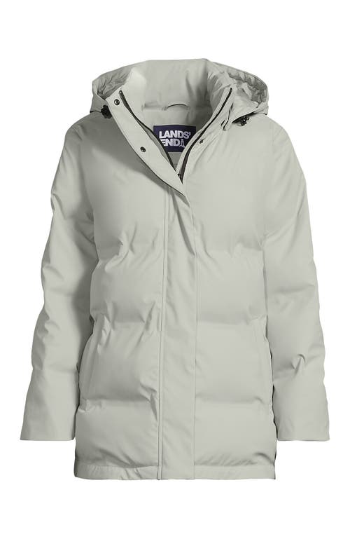 LANDS' END LANDS' END SQUALL INSULATED SLICKER PUFFER JACKET 
