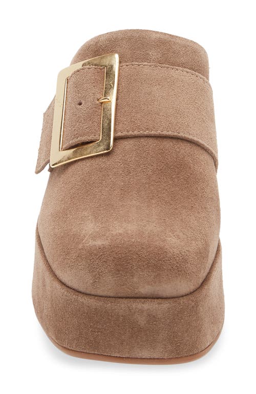 Chocolat Blu Haze Platform Mule In Brown