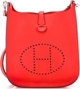 Pre-Owned Hermes Evelyne Sellier Bag Epsom TPM