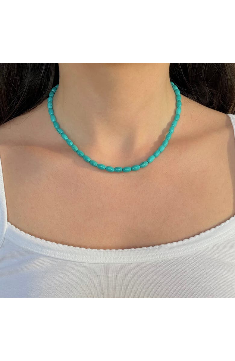 Leni James The Marbella Turquoise Necklace, Alternate, color, Green, Blue