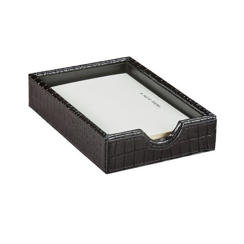 Classic Leather Memo Tray