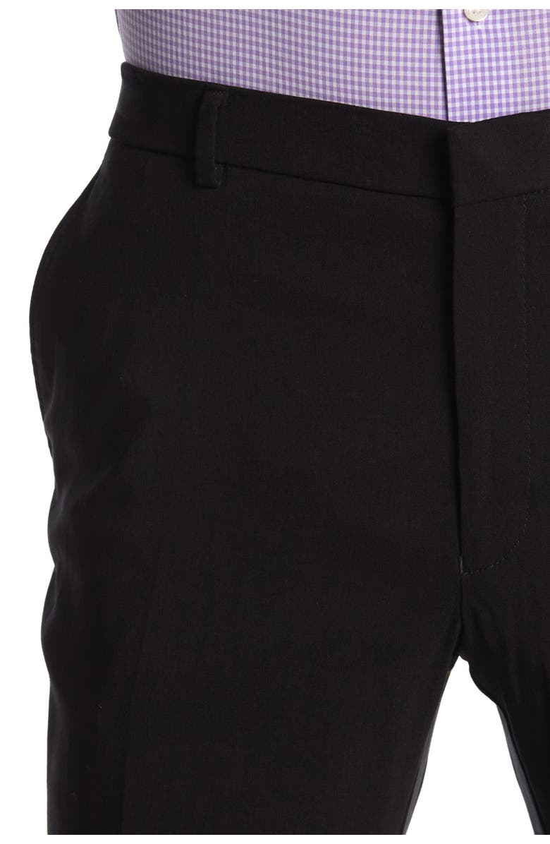 Tommy Hilfiger Twill Tailored Suit Separate Pants, Alternate, color, Black