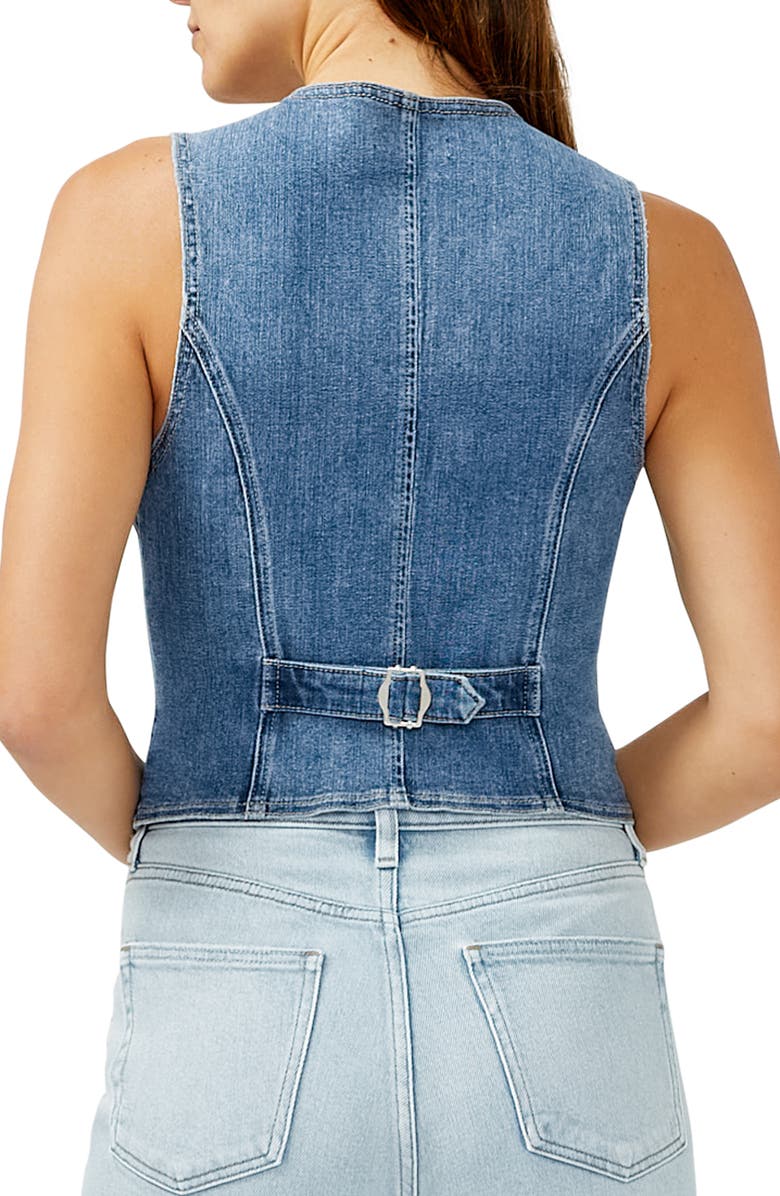 Silver Jeans Co. Classic Denim Vest, Alternate, color,