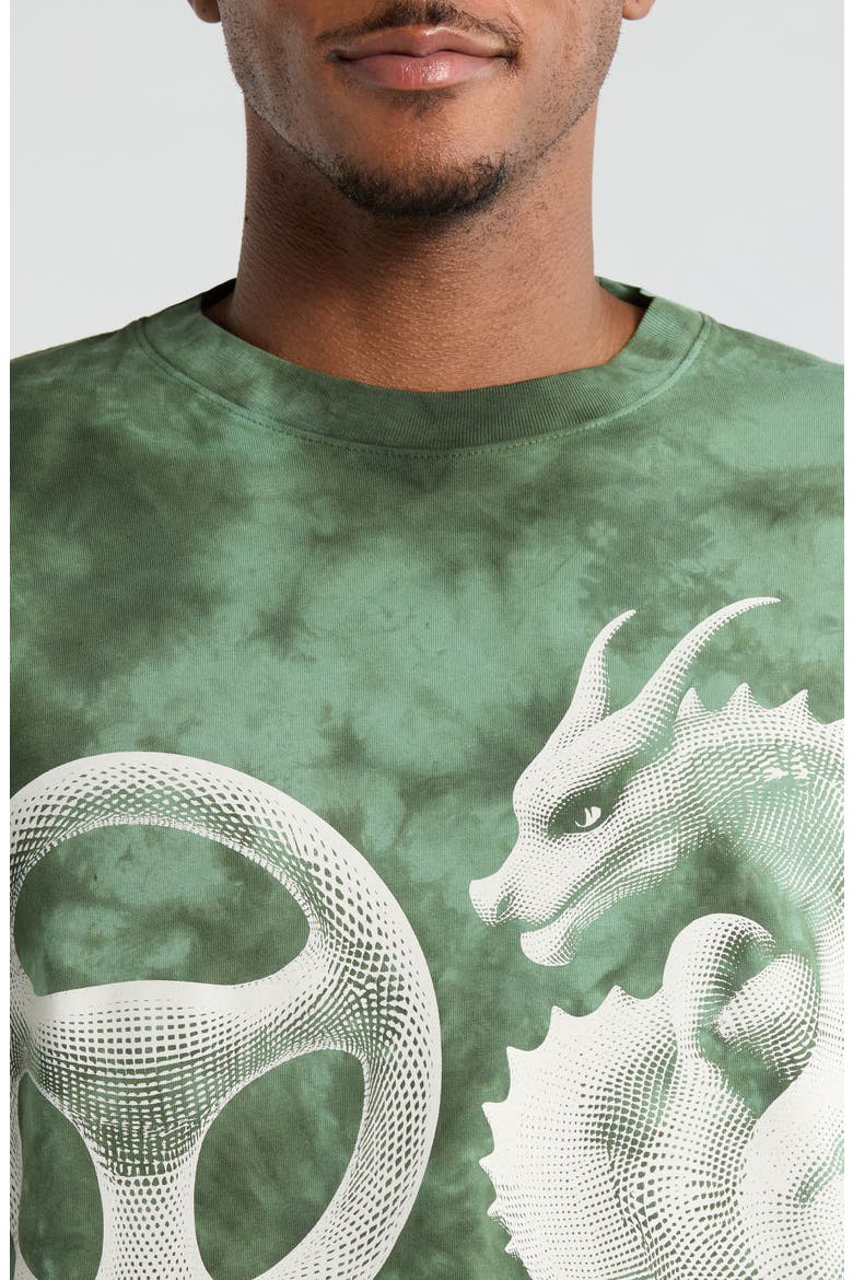 Disfunction Graphic T-Shirt, Alternate, color, GREEN DYE