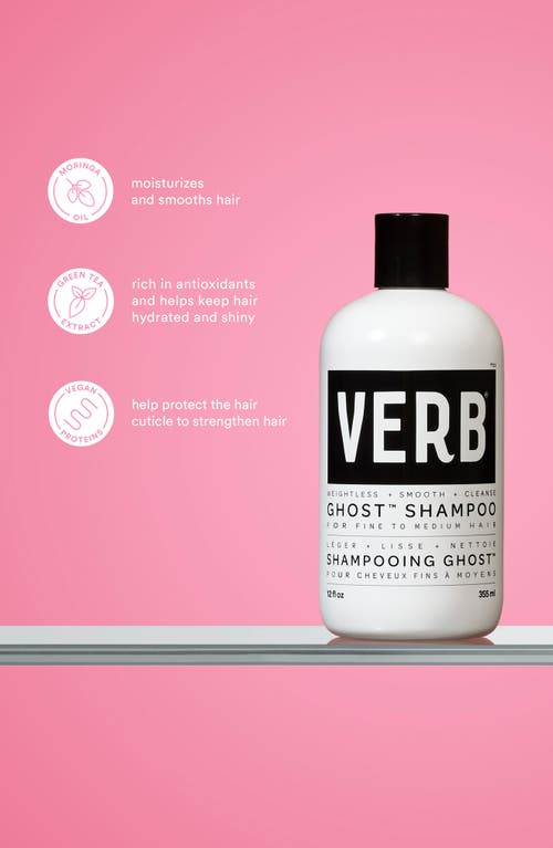 Verb Ghost Trio Hair-care Set $71 Value In Transparent
