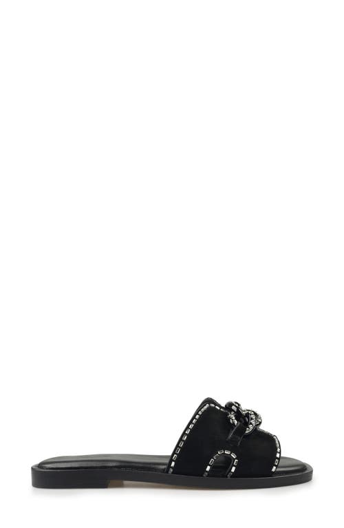 Zigi Nerano Slide Sandal In Black