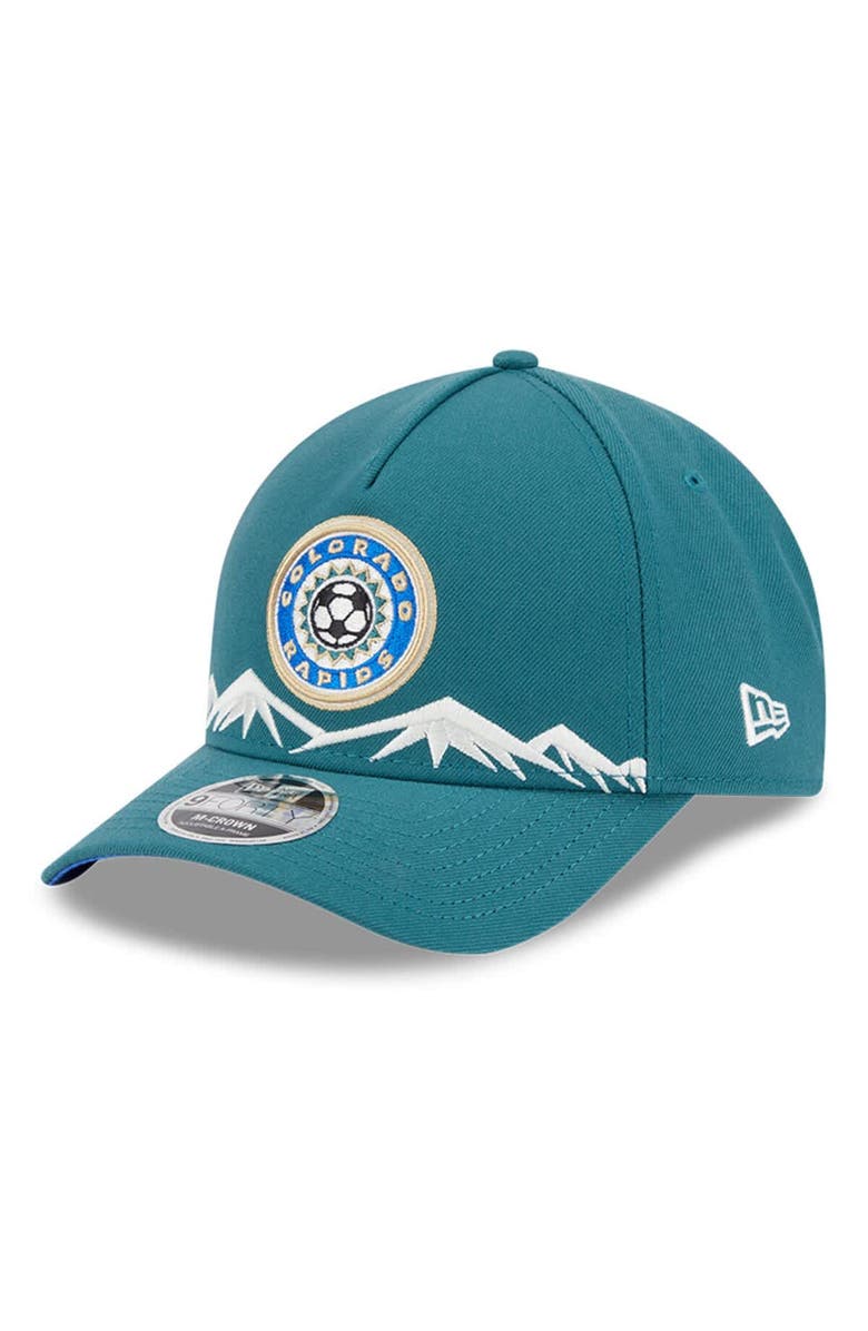 New Era Men's New Era Green Colorado Rapids 2025 Jersey Hook 9FORTY M-Crown Adjustable Hat, Main, color, Green