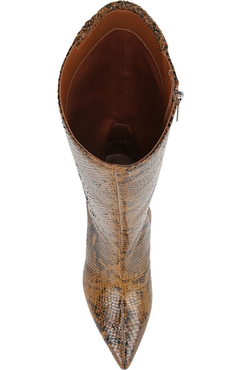 SARTO by Franco Sarto Amari Pointed Toe Boot, Alternate, color, Taupe Python