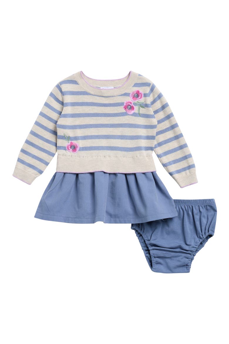 Sage Flower Dress, Main, color, OAT H/ MRNG MIST