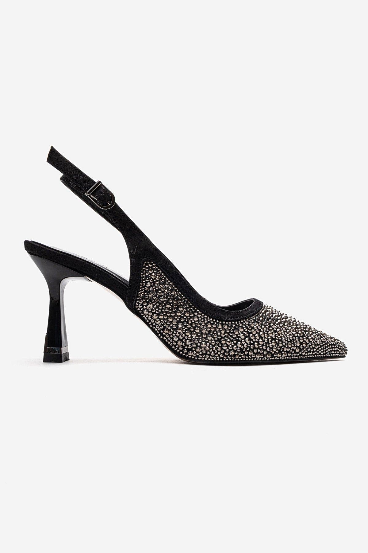 Prologue Shoes Frea Slingback Stiletto Pump, Alternate, color, Black