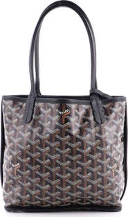 Pre-Owned Goyard Anjou Reversible Tote Coated Canvas Mini