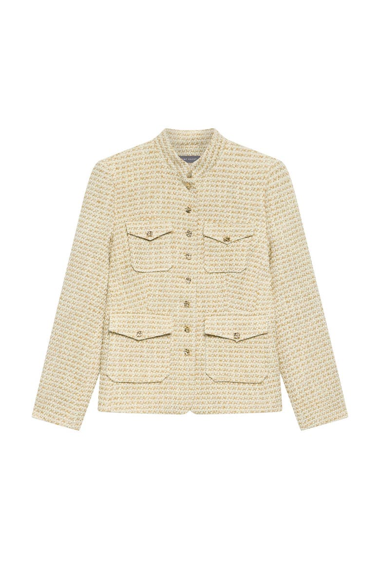 Boucle Pocket Detail Jacket, Alternate, color, Neutral