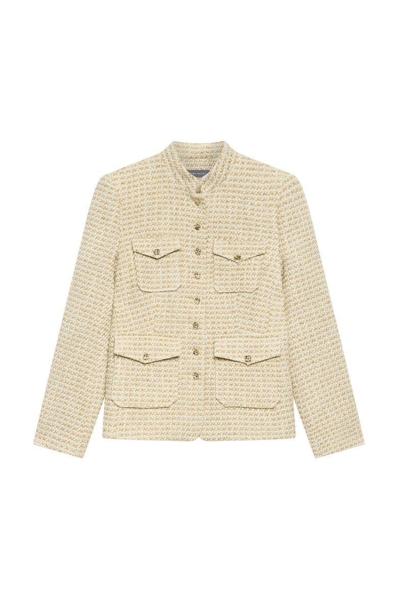 MINT VELVET Boucle Pocket Detail Jacket, Alternate, color, Neutral