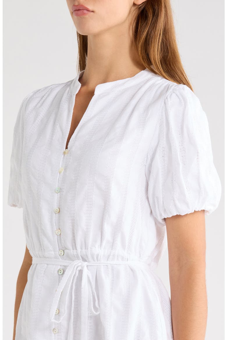 Balloon Sleeve Shirtdress, Alternate, color, BRIGHT WHITE
