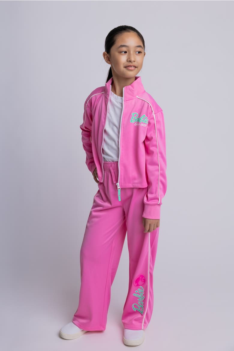 Athletic 2-Piece Jacket and Pants Tracksuit Set, Alternate, color, Bright Pink