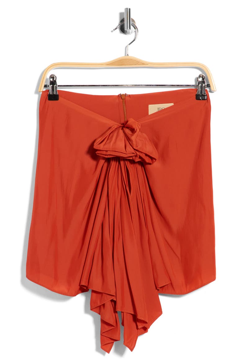 Atlas Bow Miniskirt, Main, color, ORANGE
