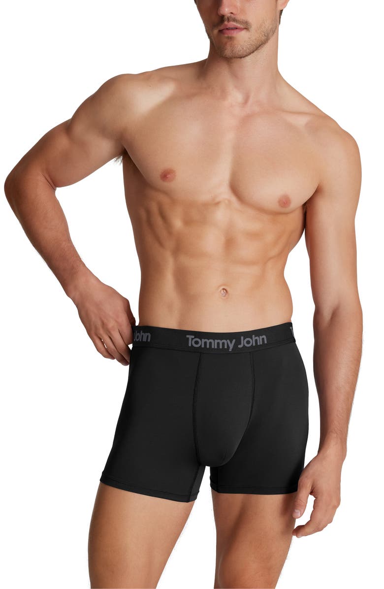 Tommy John 3-Pack Air Cool Mesh Boxer Briefs, Main, color, Black
