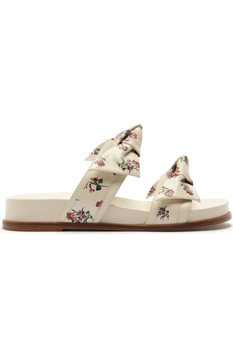 Alexandre Birman x Agua by Agua Bendita Maxi Clarita Slide Sandal, Alternate, color, Off Quebrada/ Print Quebrada