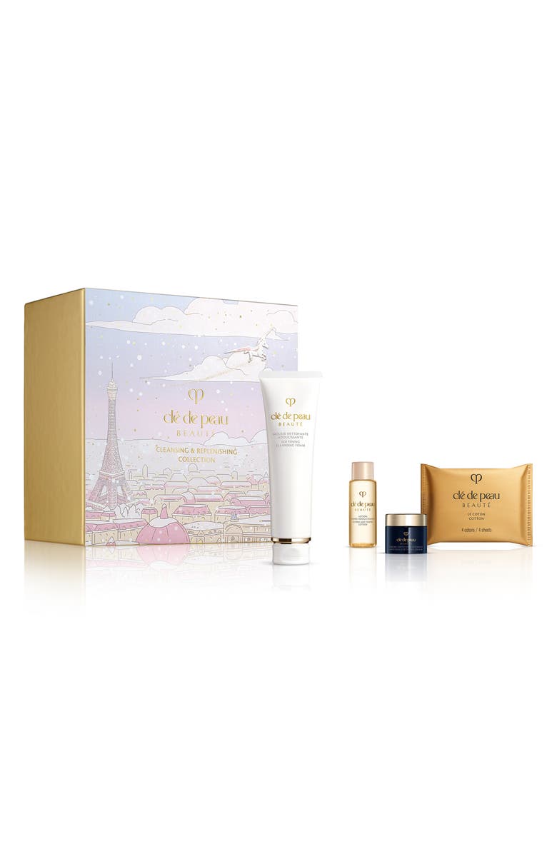 Clé de Peau Beauté Cleansing & Replenishing Collection Set (Limited Edition) $109 Value, Main, color, 