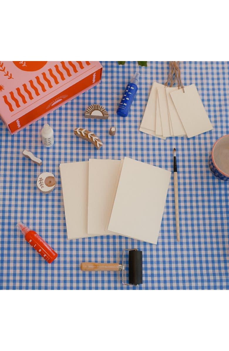 JOYN Block Printing Kit - Cosmic Print Stationery Set, Alternate, color, Cosmic Print