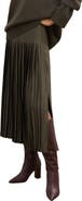 Reiss Savannah High Waist Pleated Skirt