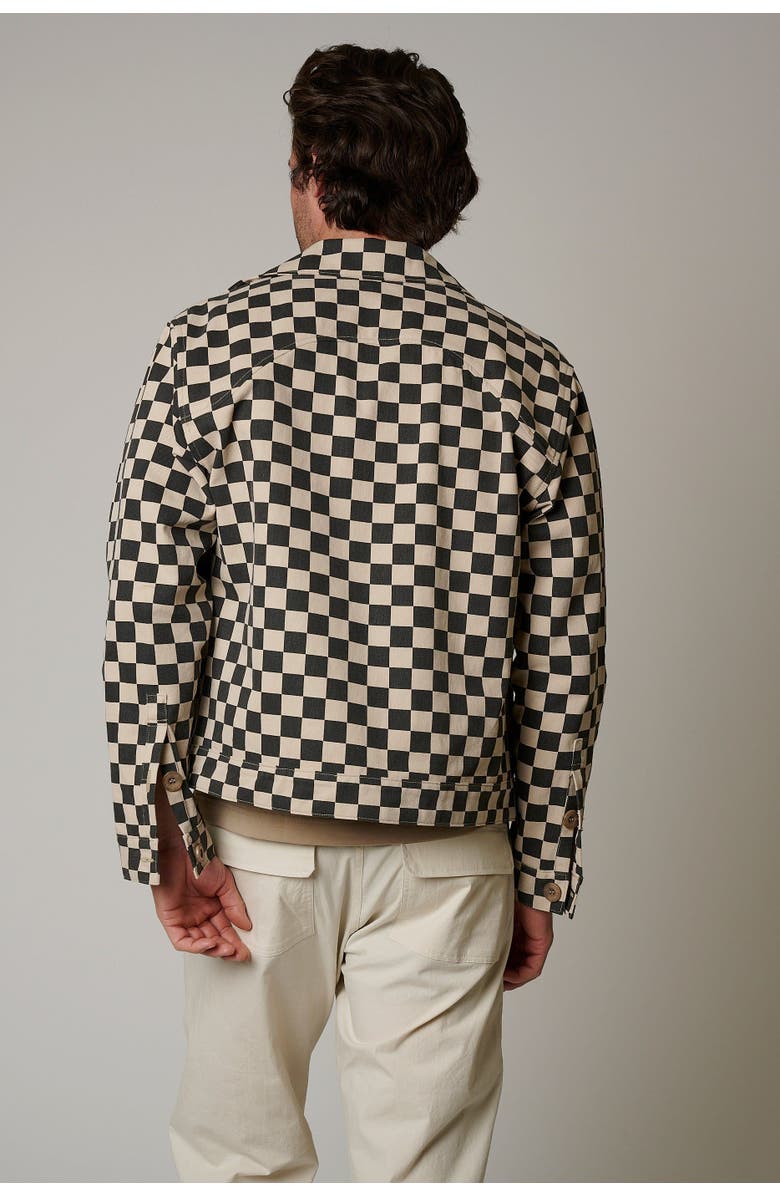 LEISURE LAB Checkmate Ranch Jacket, Alternate, color, Beige Checkered