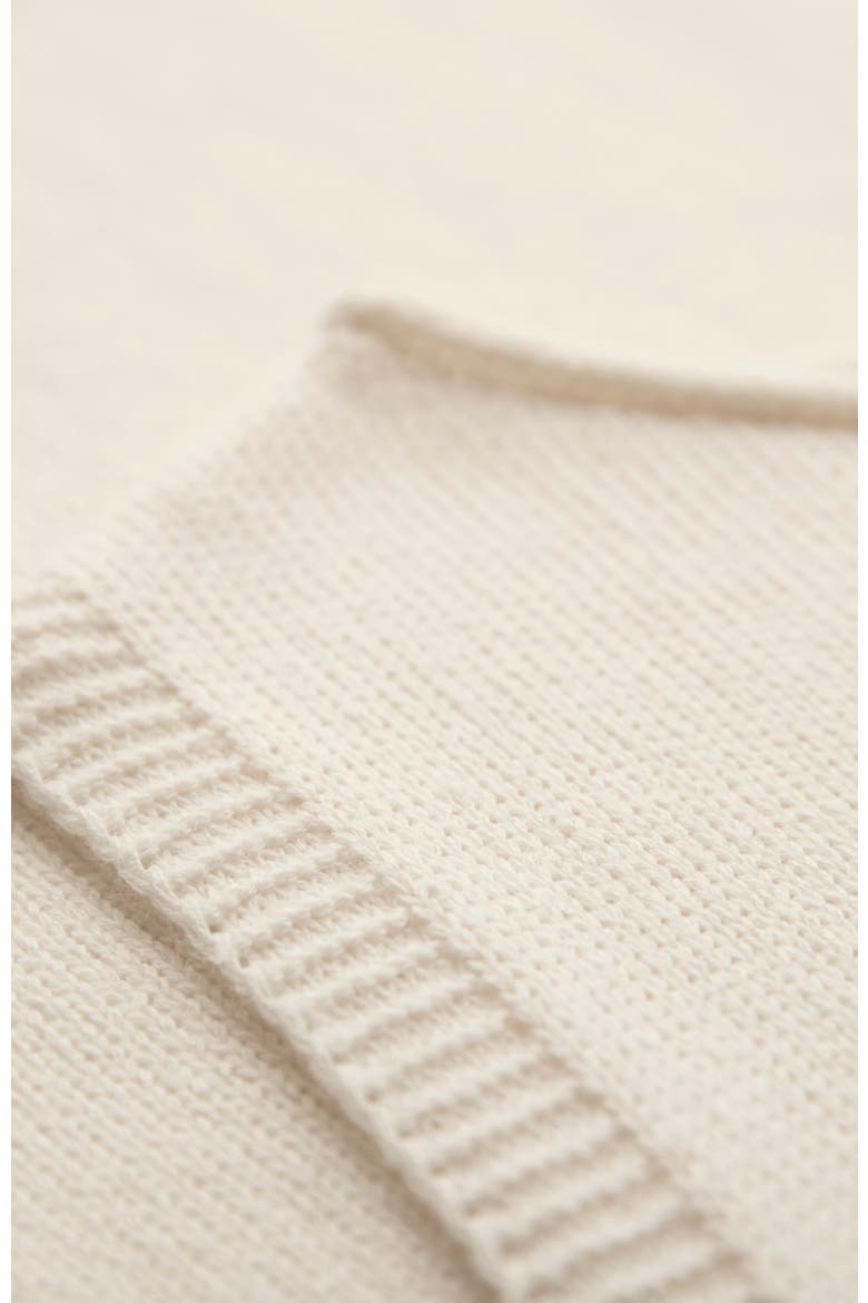 Sleeveless Knitted Vest Top, Alternate, color, Ecru