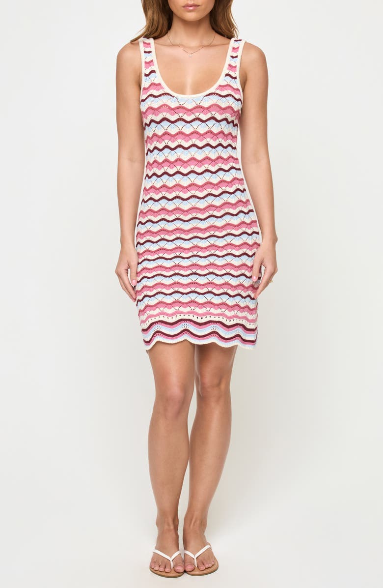 LSPACE Sunchaser Cover-Up Knit Dress, Main, color, Sand In Hand