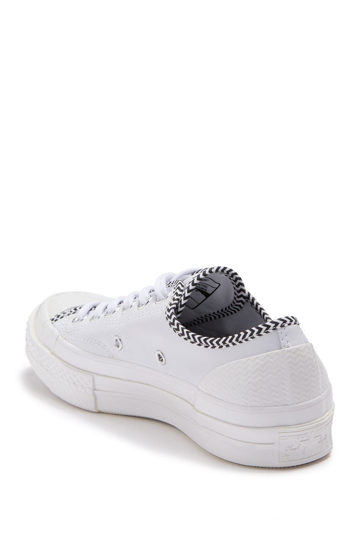 Converse Zigzag Leather Oxford Sneaker, Alternate, color, 