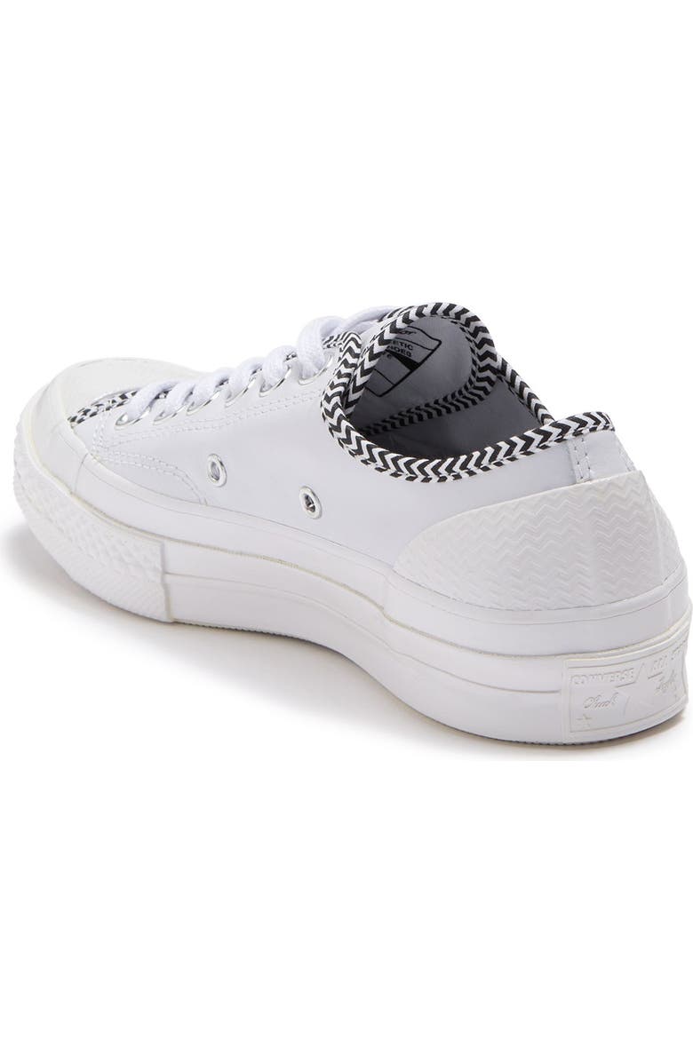 Converse Zigzag Leather Oxford Sneaker, Alternate, color,