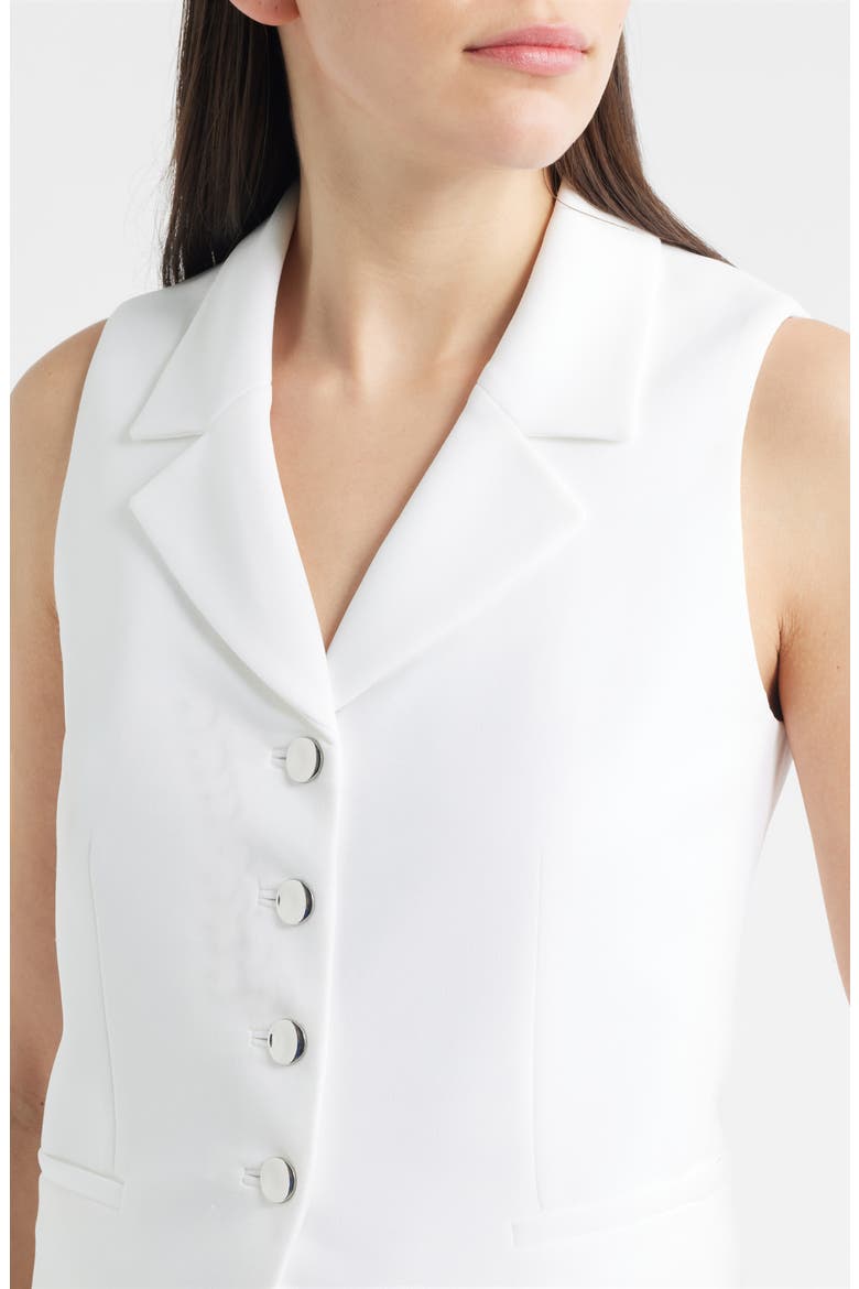Four-Button Vest, Alternate, color, CRISP WHITE