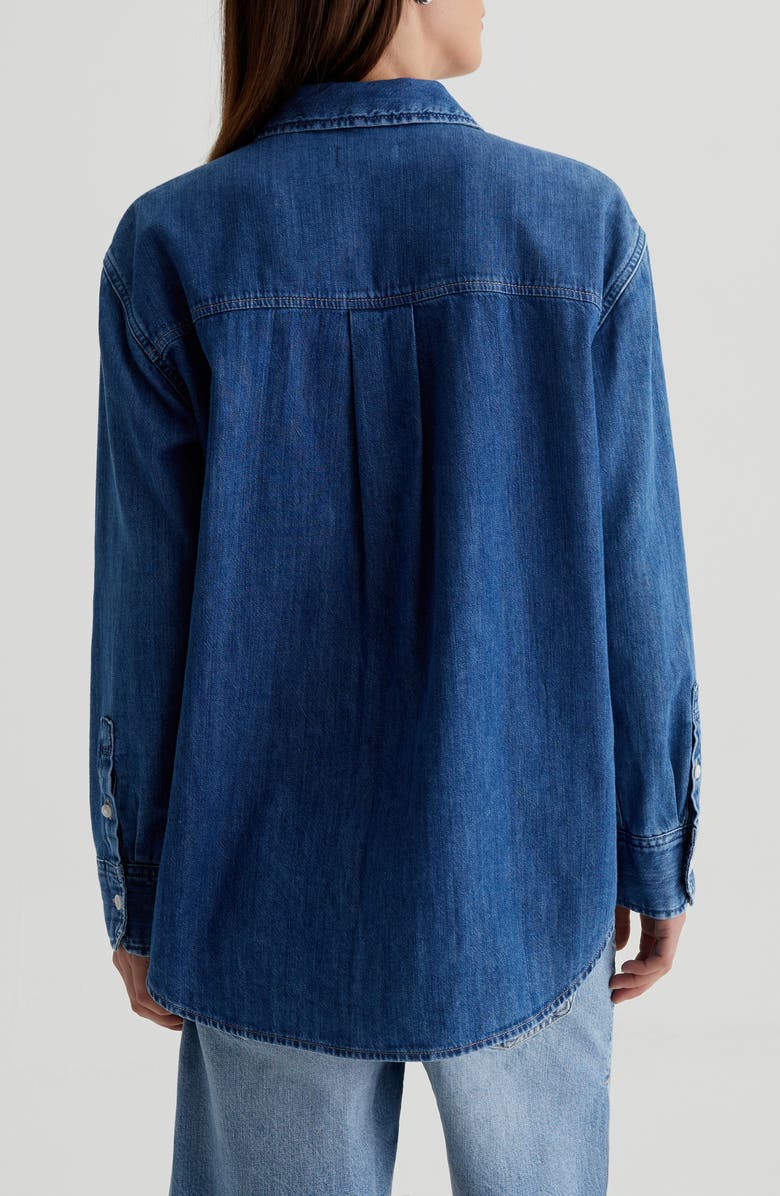 AG Leny Relaxed Fit Denim Button-Up Shirt, Alternate, color, 