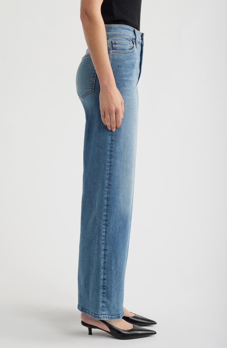 FRAME Le Slim Palazzo High Waist Wide Leg Jeans, Alternate, color, Gossamer