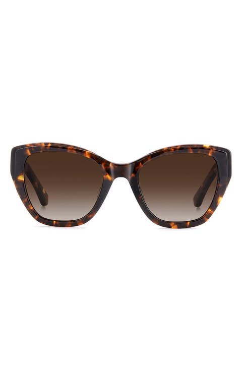 yolanda 51mm gradient cat eye sunglasses