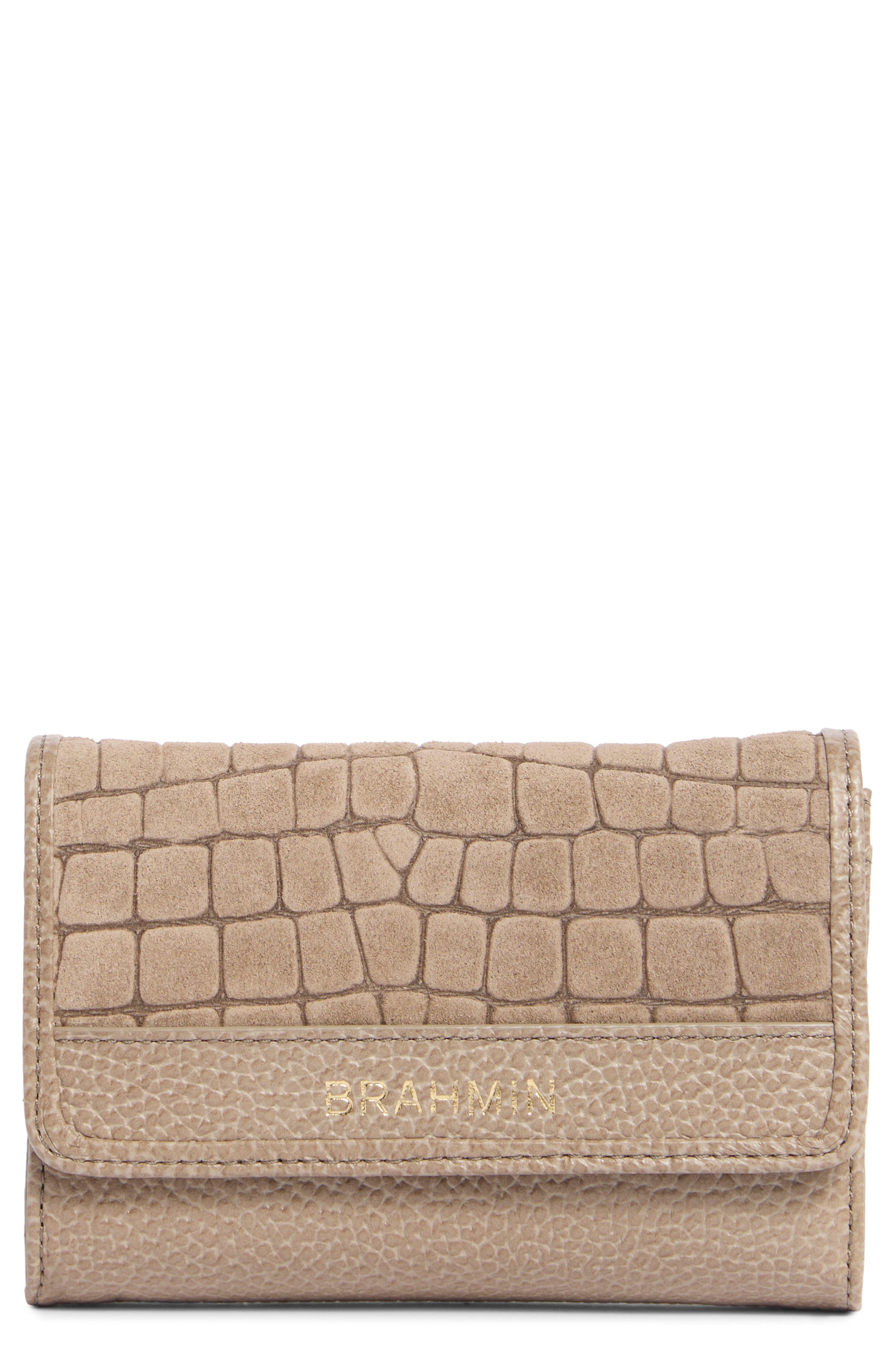 Kerra Croc Embossed French Wallet