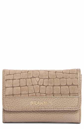 Kerra Croc Embossed French Wallet