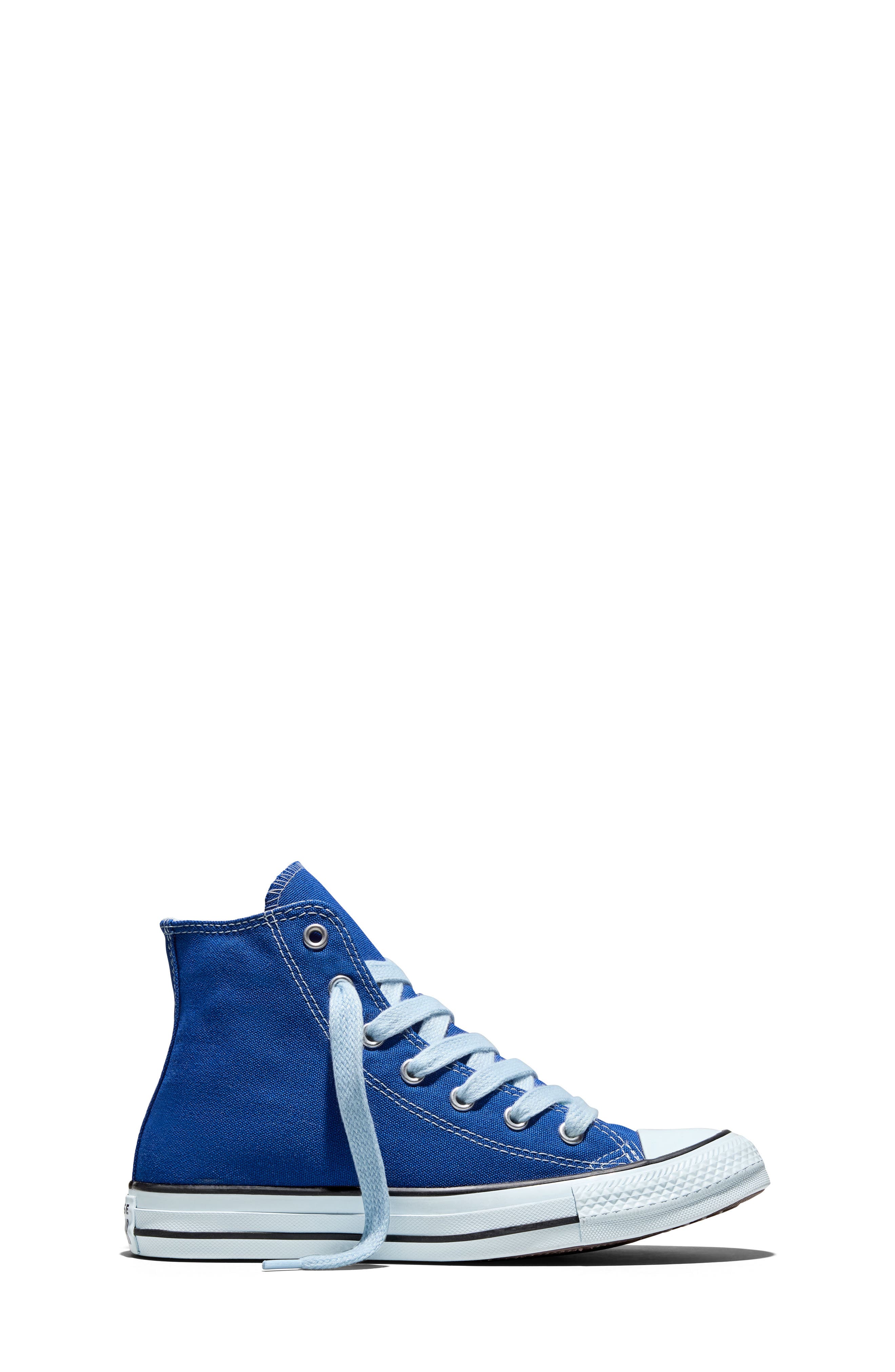 Kids' Chuck Taylor All Star Canvas High Top Sneaker, Alternate, color, BLUE/ COLD TOUCH/ BLACK