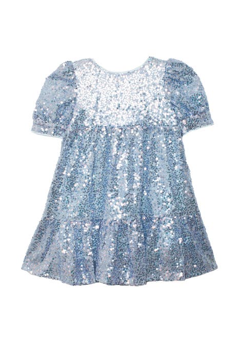 Starry Blue Glitter Dress