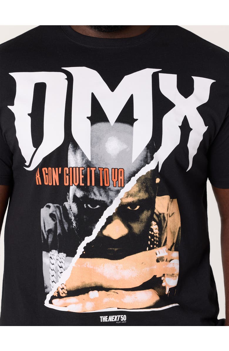 True Nation by DXL Big & Tall DMX Graphic Tee, Alternate, color, Black