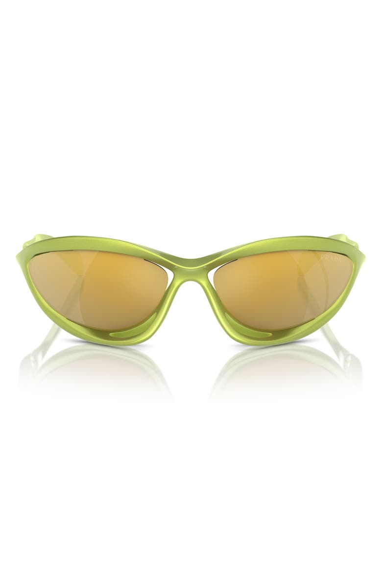 Prada 63mm Oversize Cat Eye Sunglasses, Alternate, color,