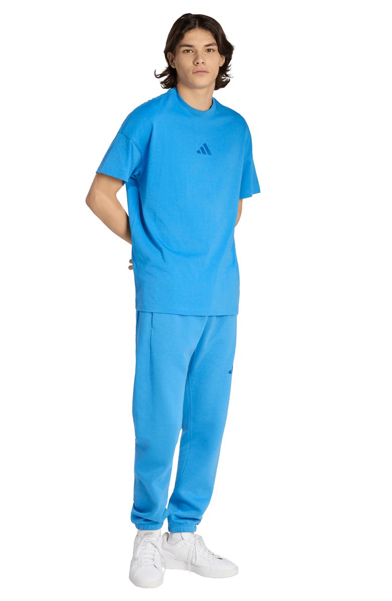 adidas All SZN Loose Fit Cotton T-Shirt, Alternate, color, Ray Blue/ /