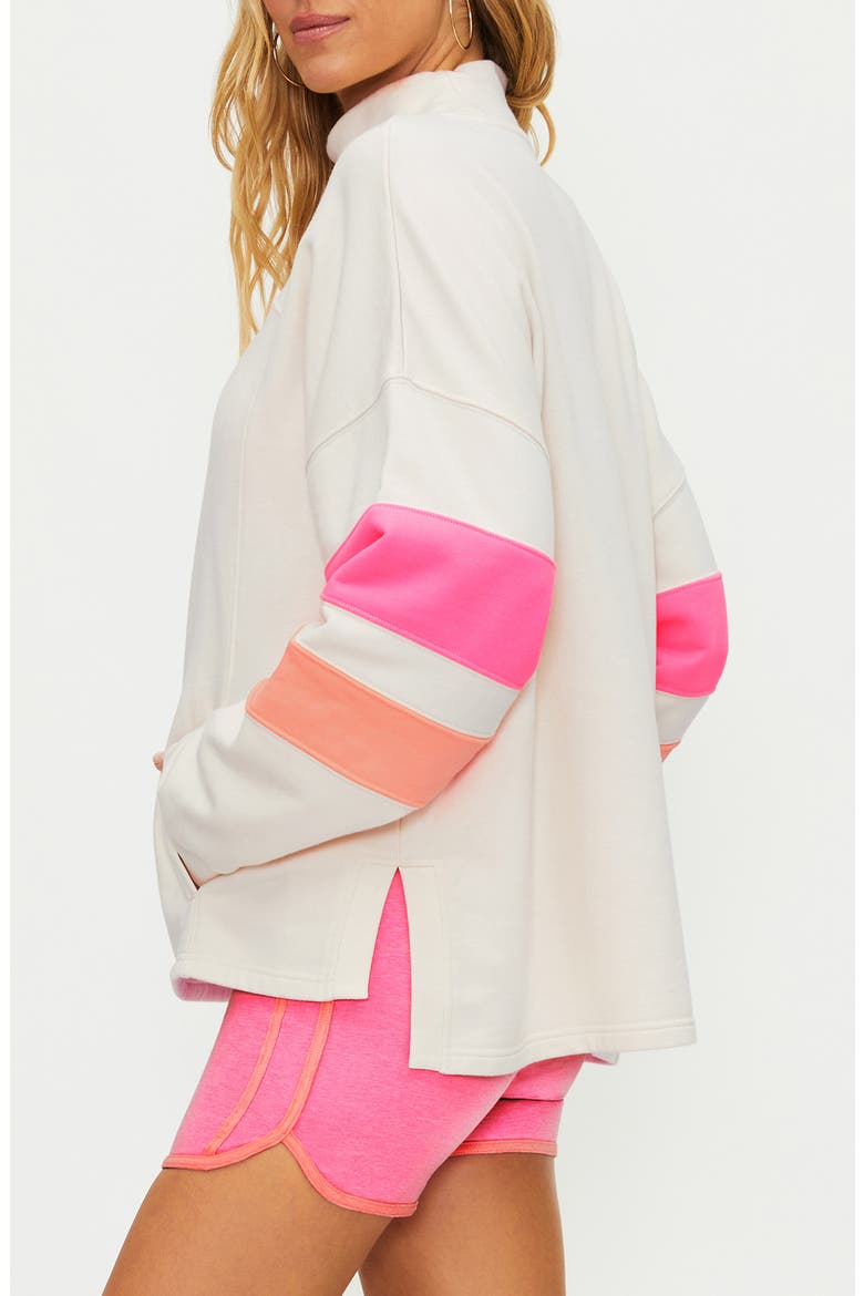 Jaylyn Colorblock Cotton Sweatshirt, Alternate, color, SHORELINE COLORBLOCK