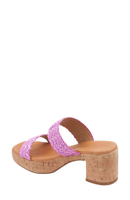 Andre Assous André Assous Cairo Platform Sandal In Fuchsia
