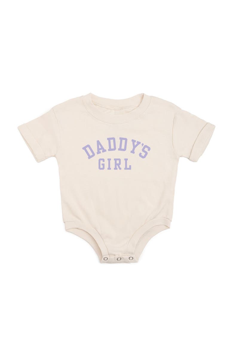 Sweet Wink Daddy's Girl Short Sleeve Romper, Main, color, White