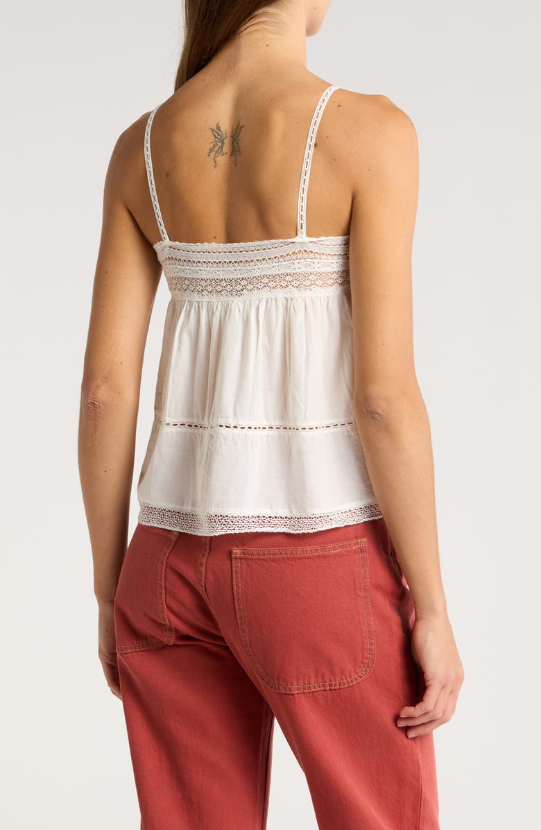 THE GREAT. The Heirloom Cotton Camisole, Alternate, color, 